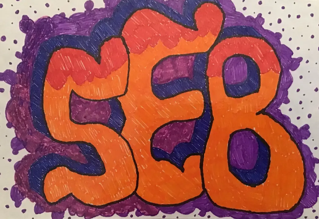 Seb name art